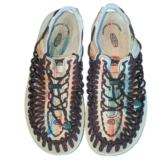 KEEN Uneek Women's 9 Woven Water Hiking Sandals - Picture 2 of 6